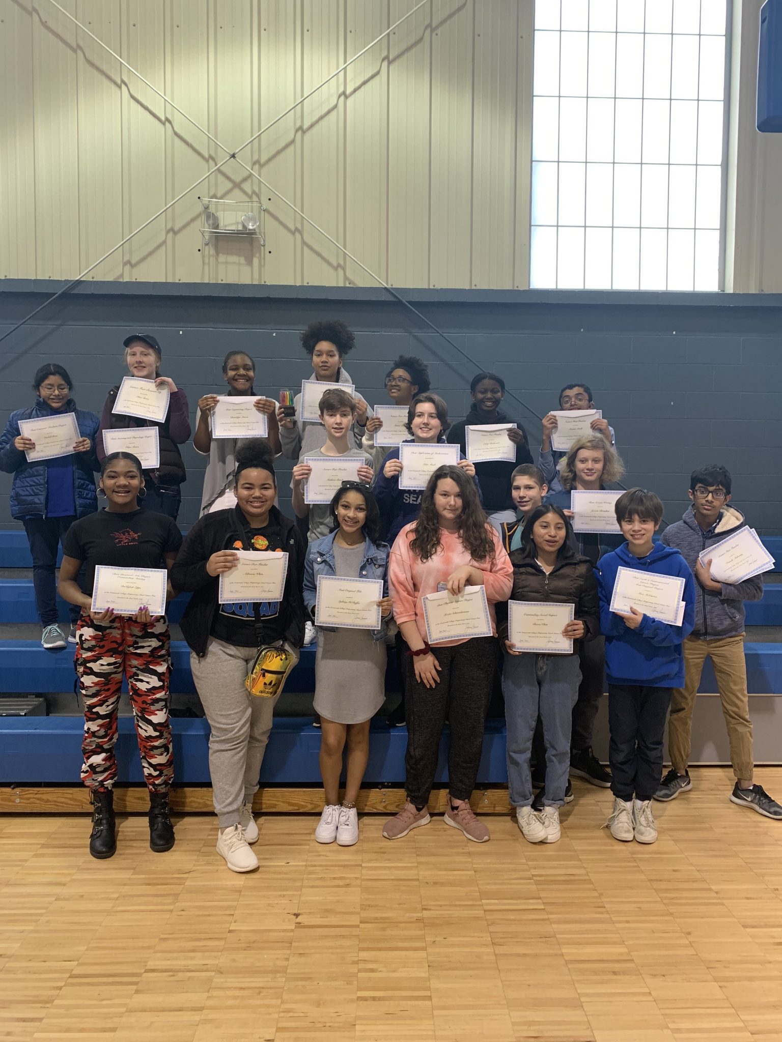 Middle School Science Fair Awardees | Crossroads College Preparatory School