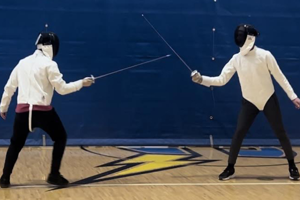 Fencing at Crossroads College Prep