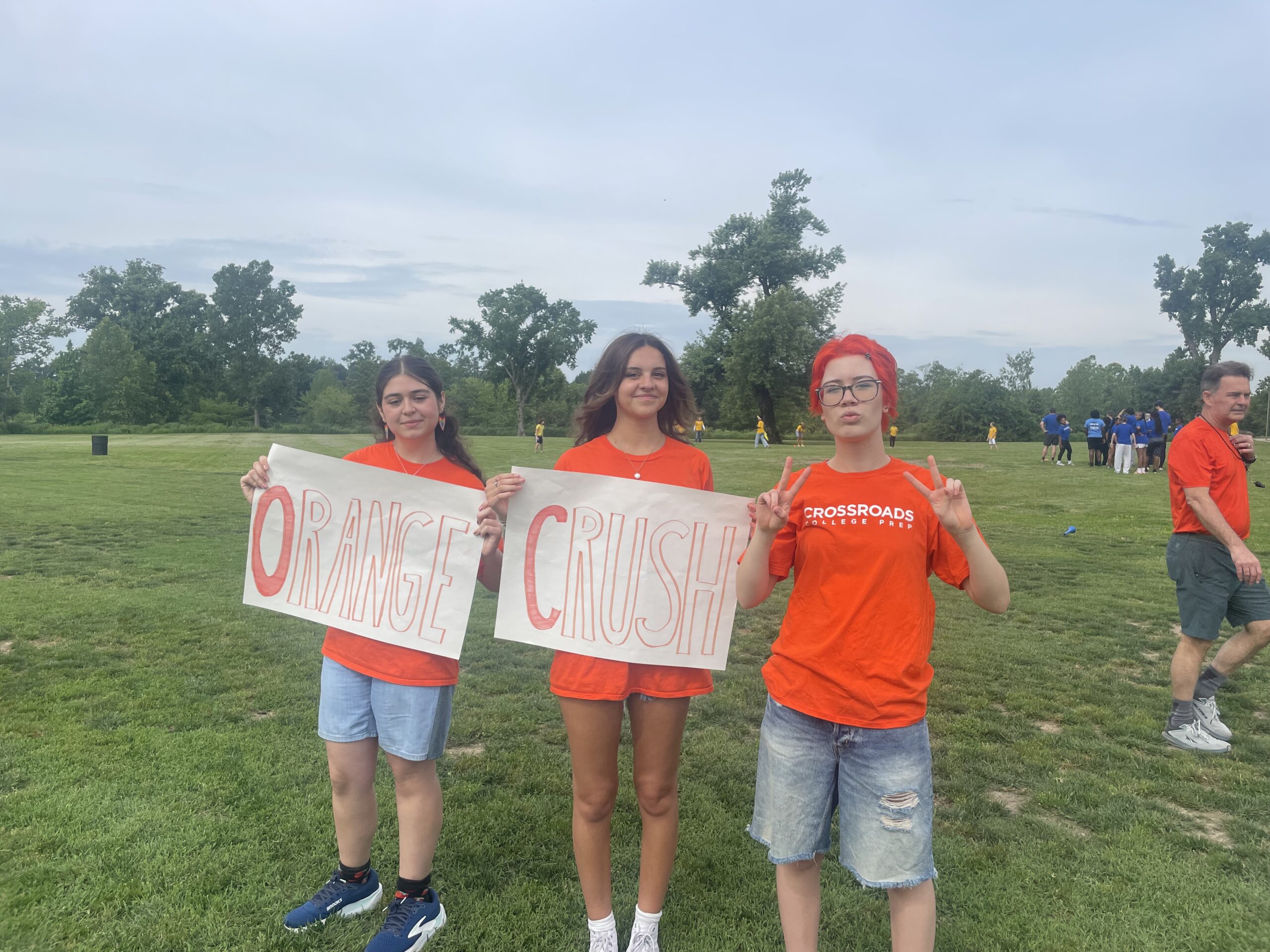 Students rep Orange House at Field Day
